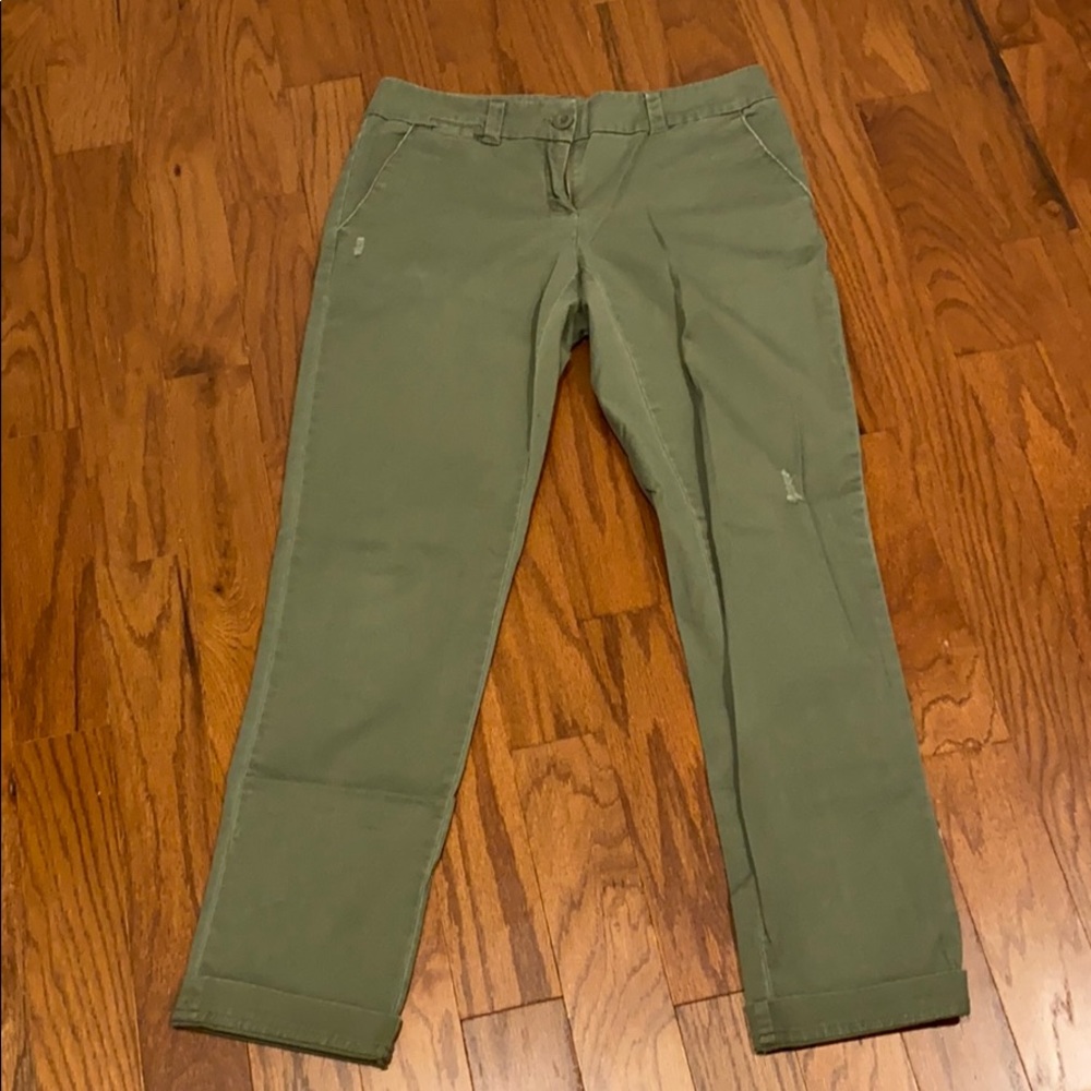 NY&C olive green capris
